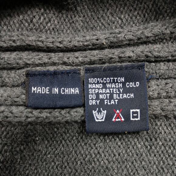 Nautica Classic Grey Sweater with Chest Stripe XL - Picture 9 of 10